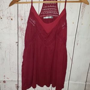 Maurices Crochet Flowy Tank Top